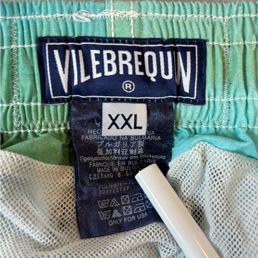 Vilebrequin Swim Shorts Octopus‎ Print Men’s Xxl Blue Green - Picture 6 of 10